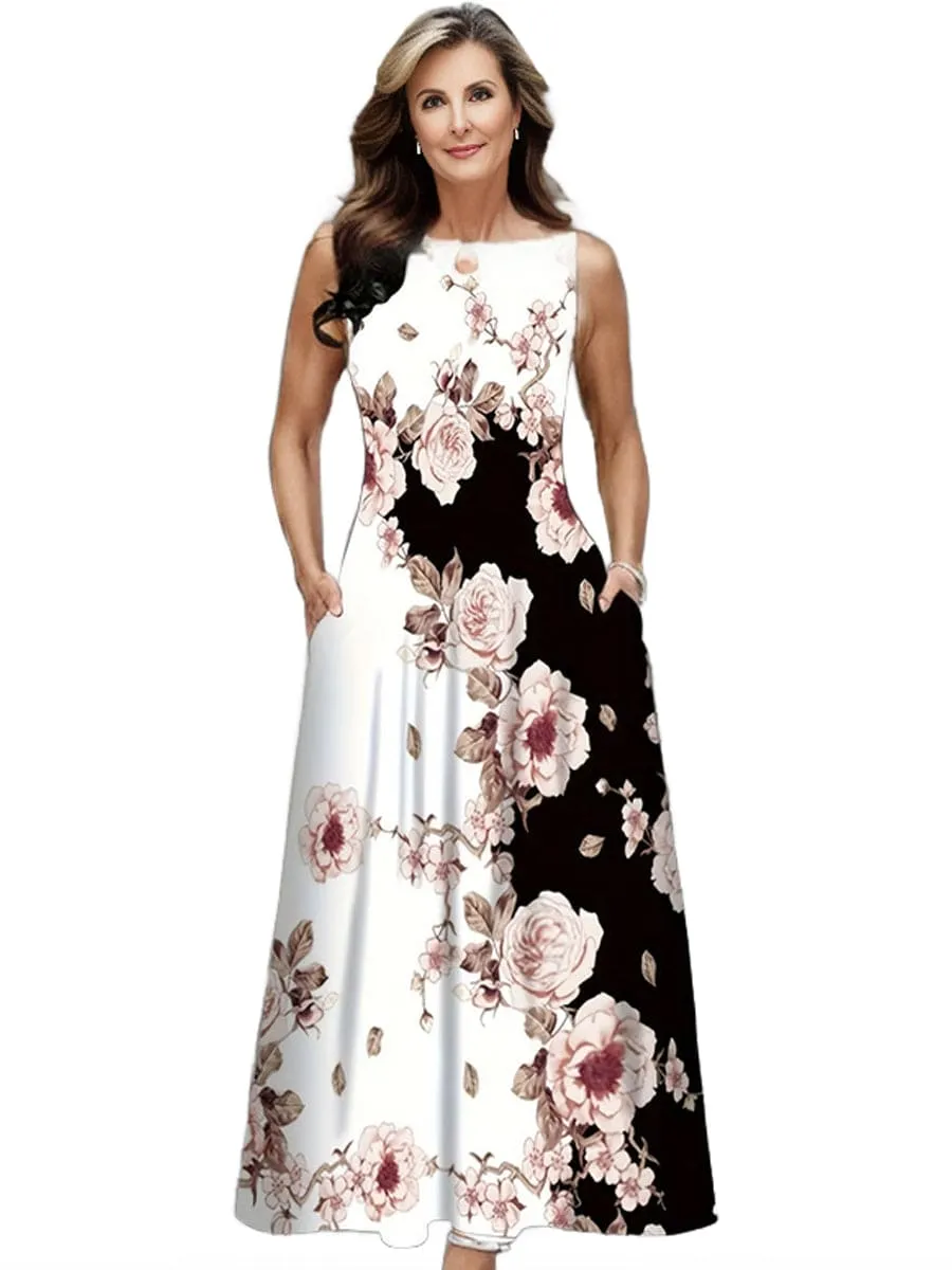 A-Line Maxi Dress
