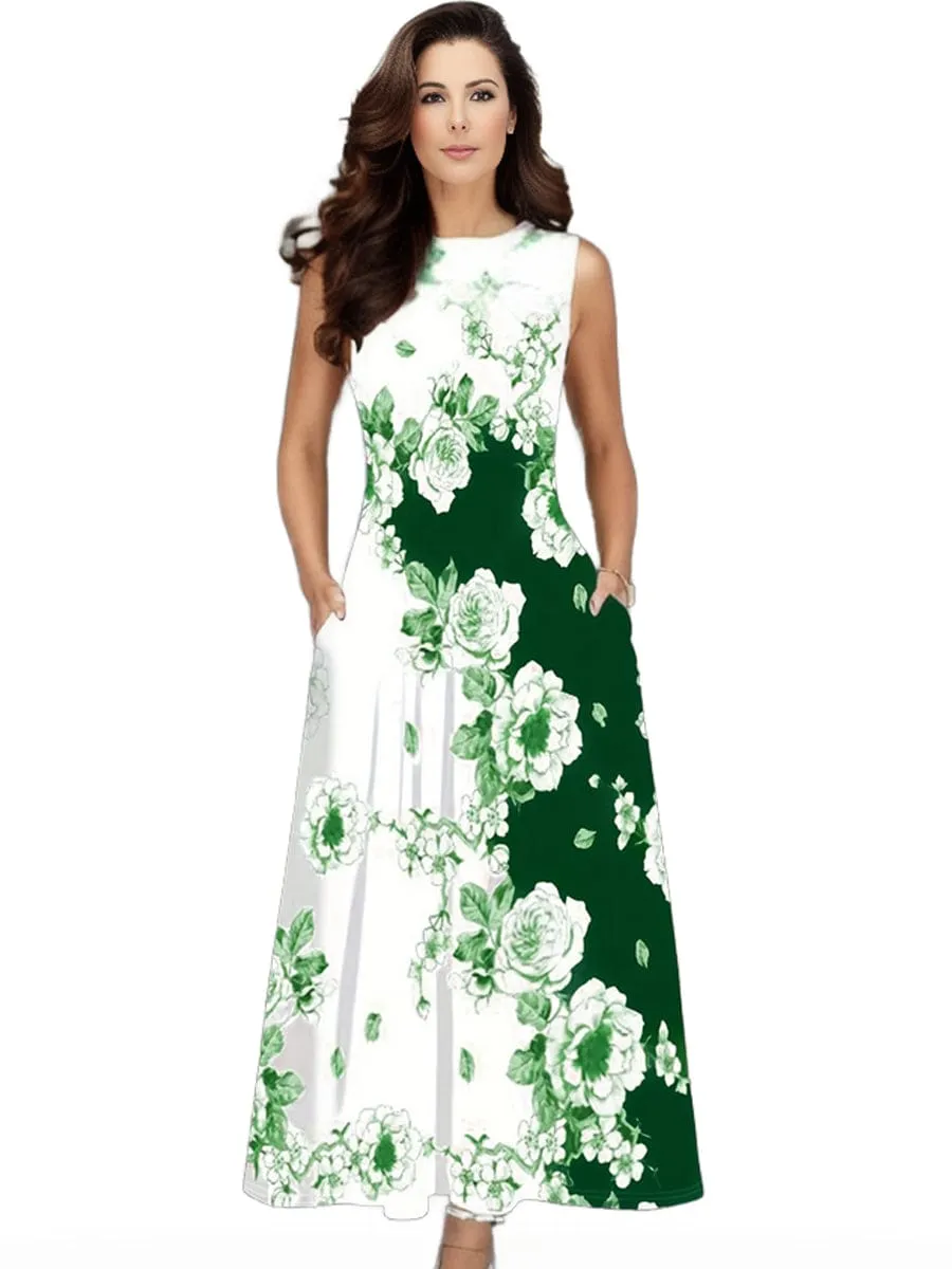 A-Line Maxi Dress