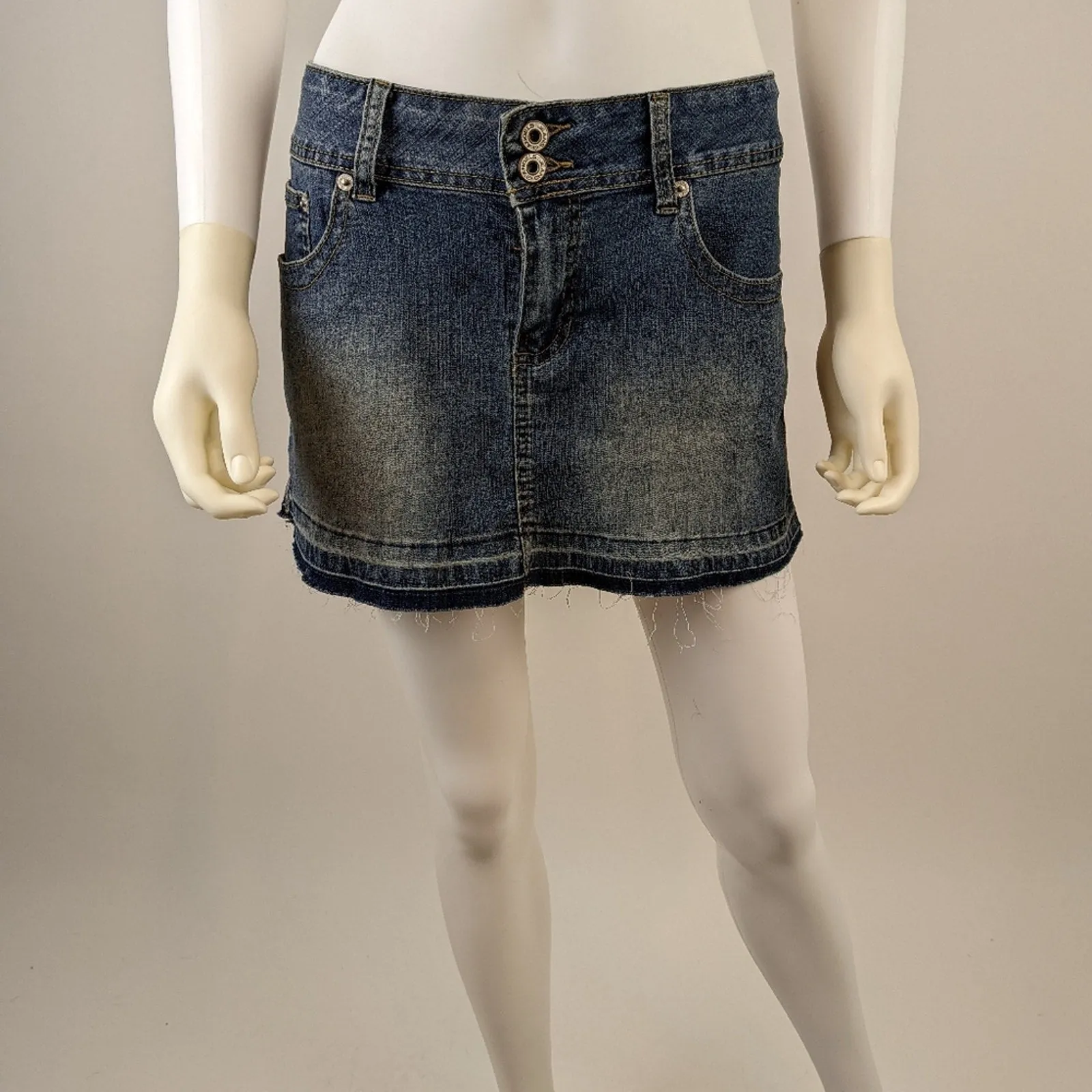 Angels Denim Mini Skirt