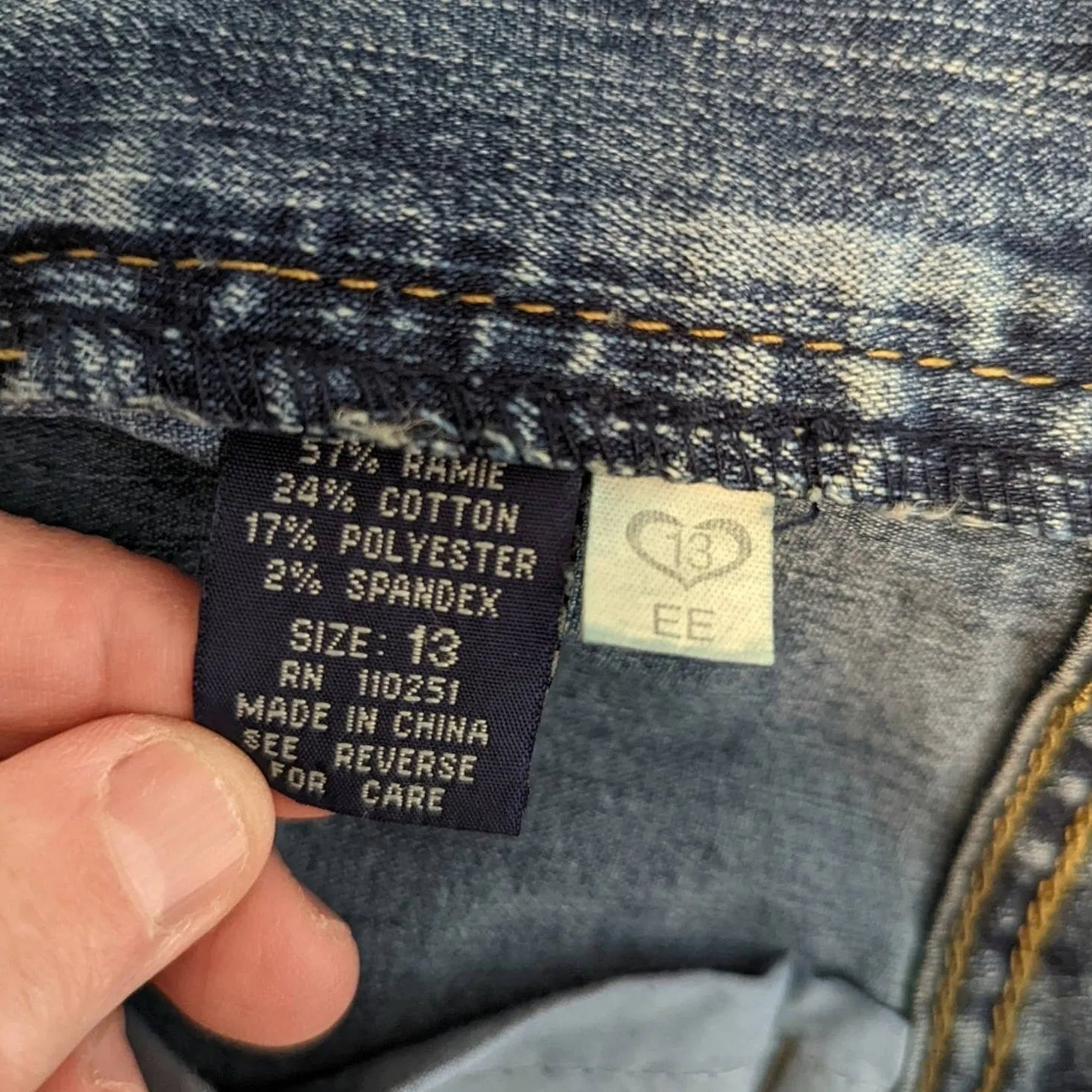 Angels Denim Mini Skirt