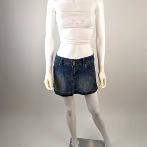 Angels Denim Mini Skirt