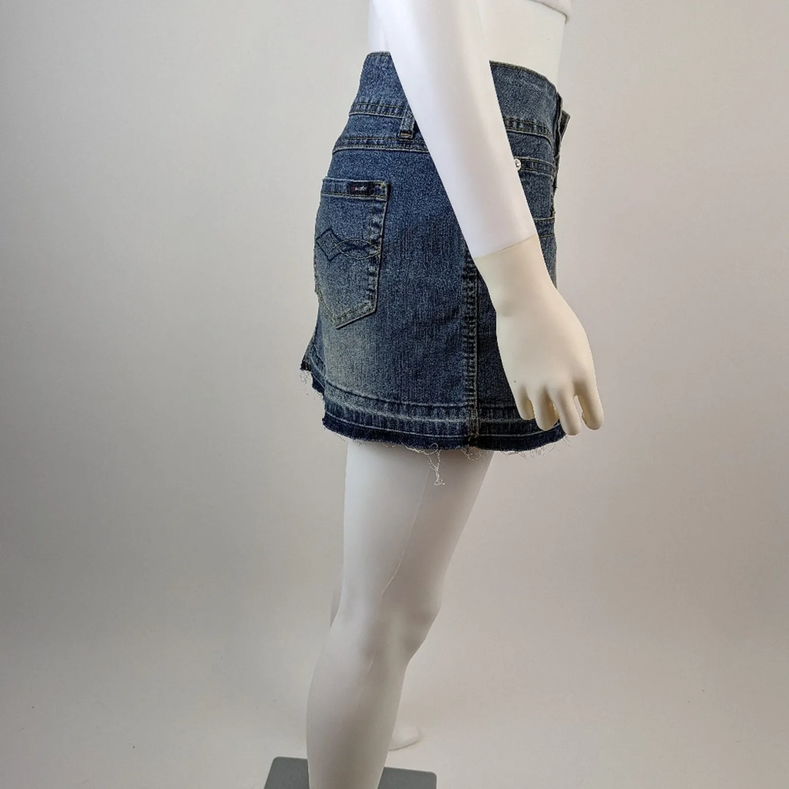 Angels Denim Mini Skirt