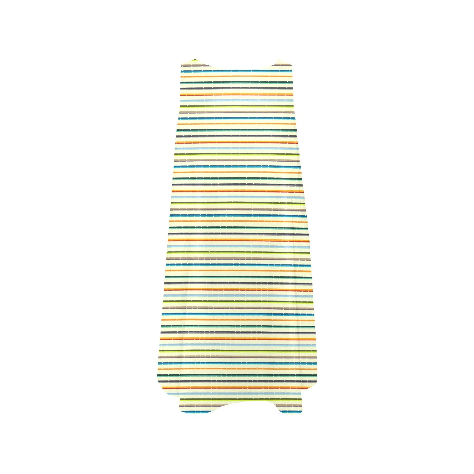 colorful stripes Sleeveless A-Line Pocket Dress