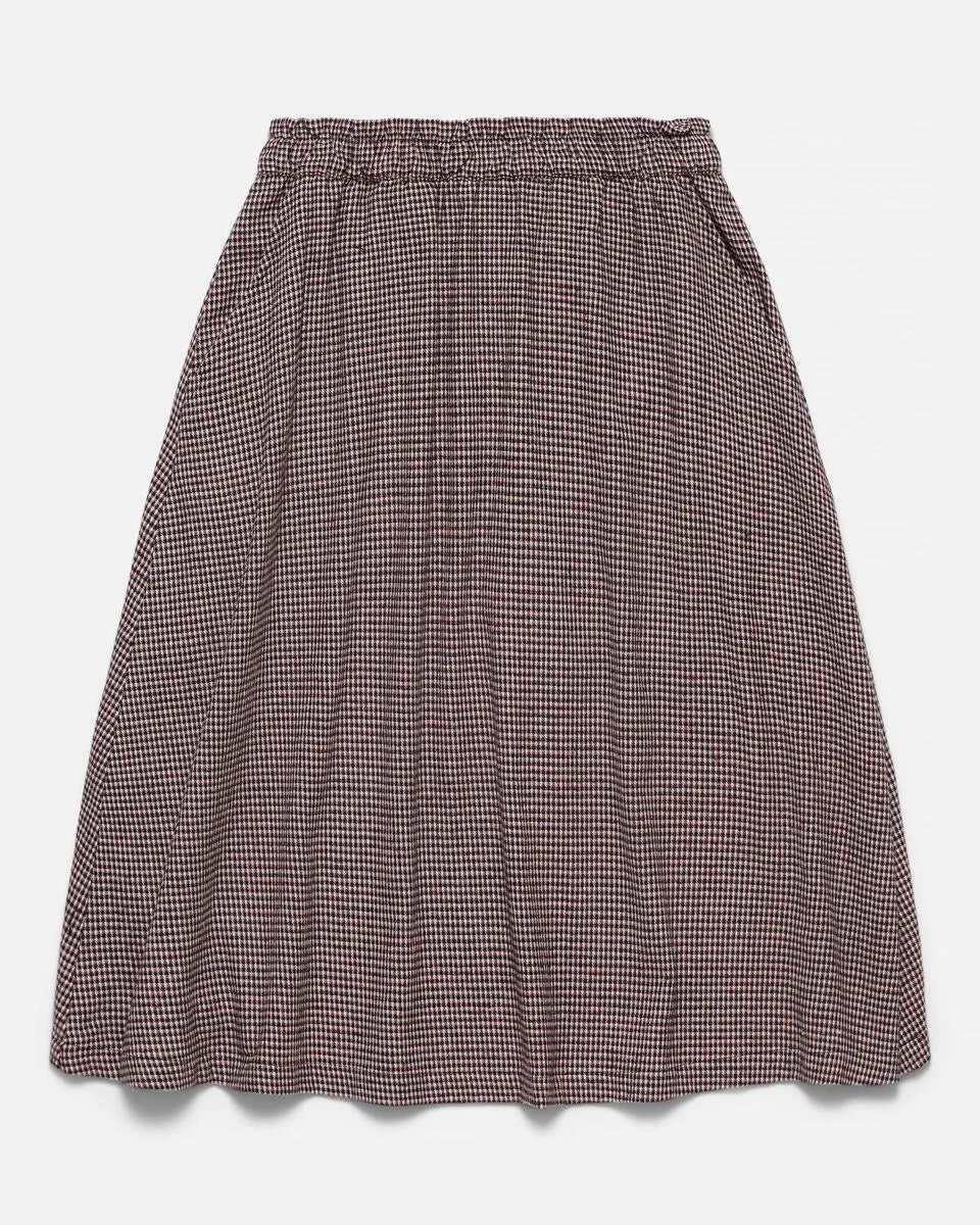 Elfin Micro Flannel Midi Skirt