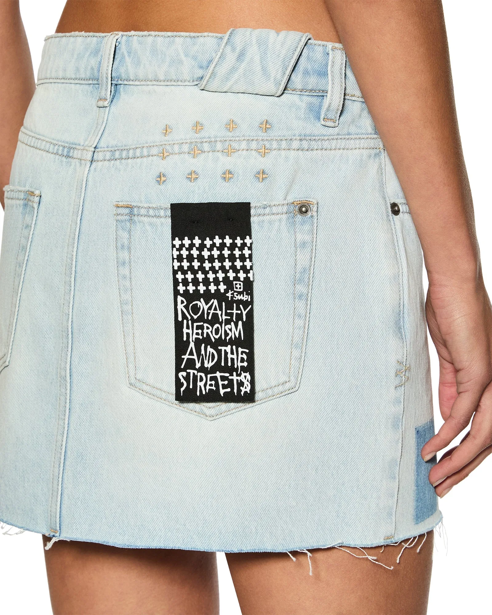 Low Rider Mini Sense Skirt - Denim