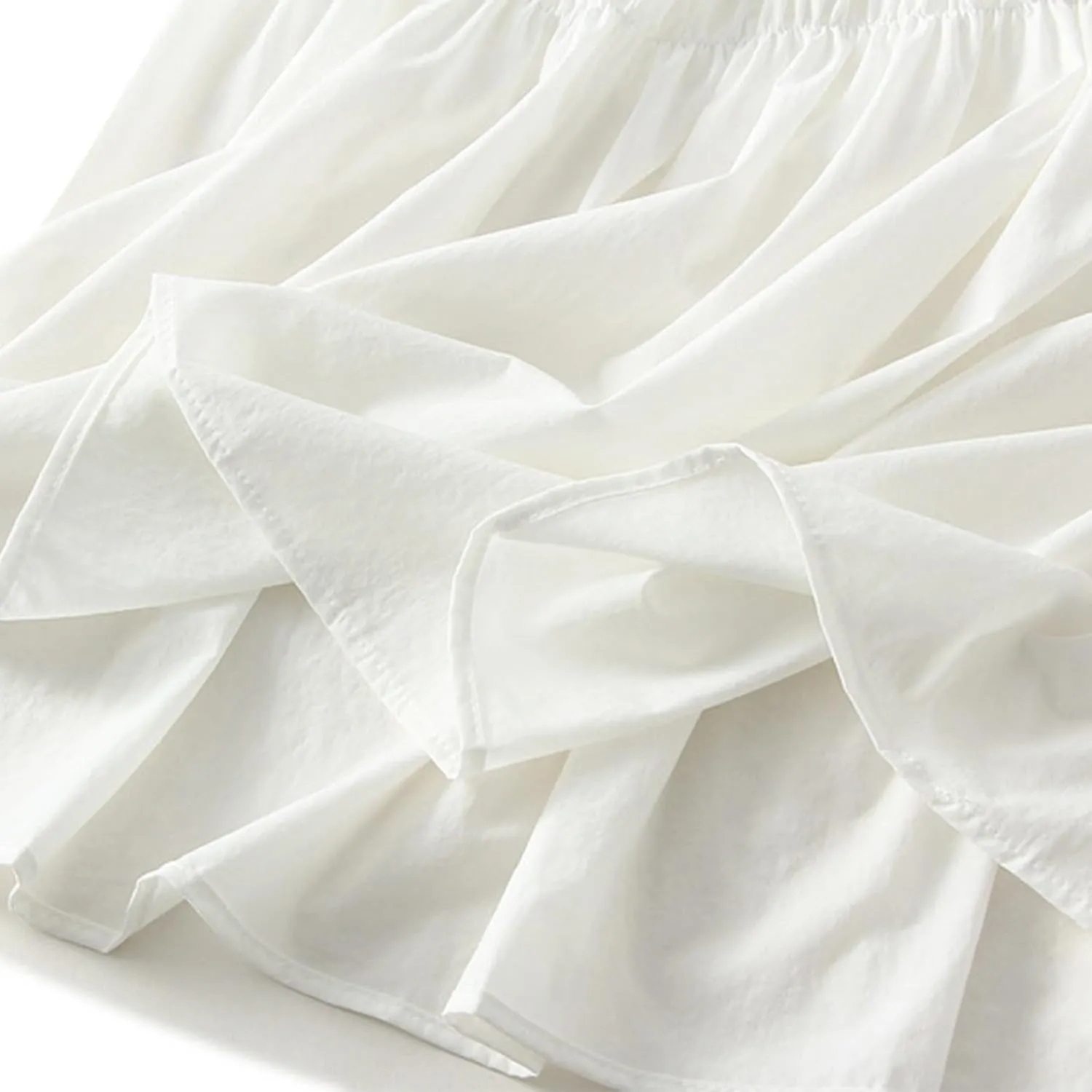 Pleated Skirt for Women with Pockets Midi Long Tiered A-Line Skirt High Waist All-Match Solid Color Long Skirts