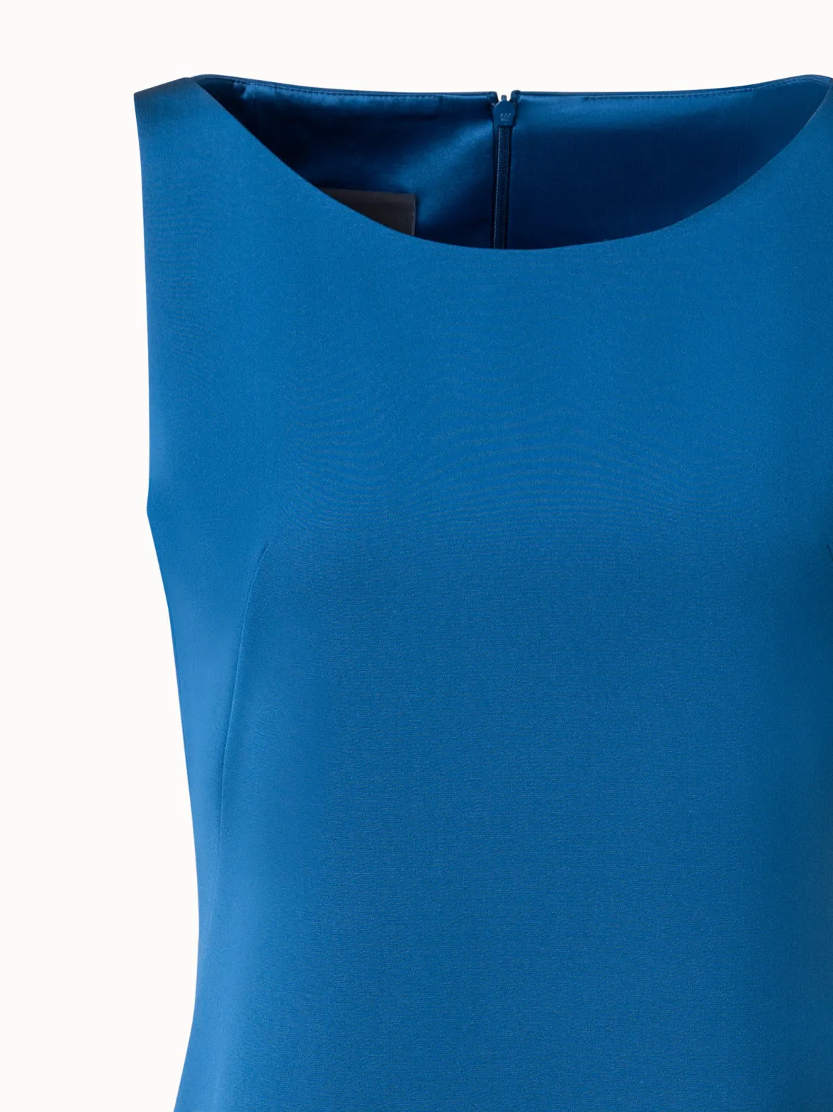 Sheath Dress in Silk Crpe Stretch