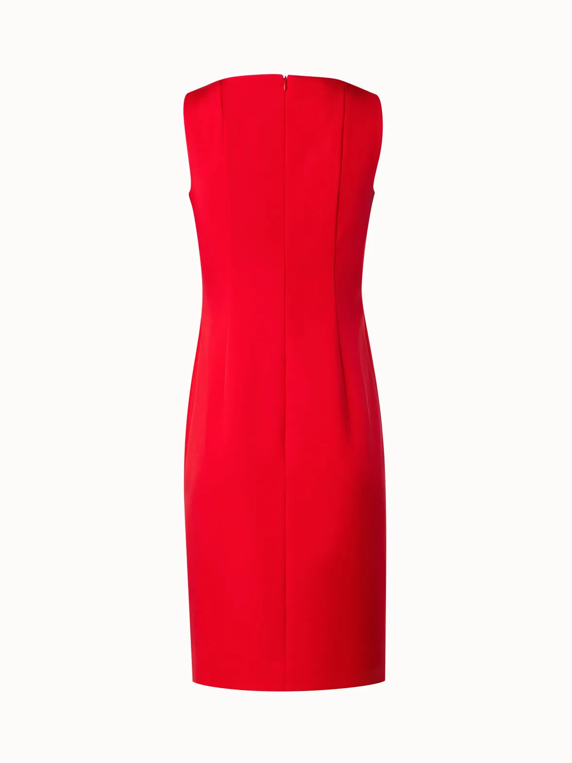 Silk Crpe Sheath Dress