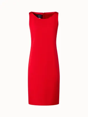 Silk Crpe Sheath Dress