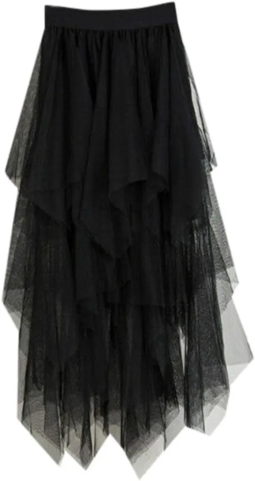 Tutu for Women Bubble Ballet Tutus Comfortable Skirts 50S Vintage Skirt Dance Skirts Sparkle Skirt Midi Skirt Pleated